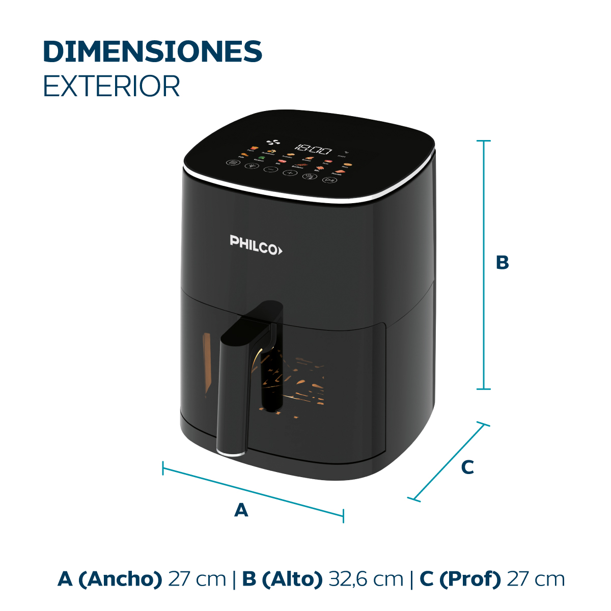 Freidora Aire Philco 6 Lts (Reacondicionado)