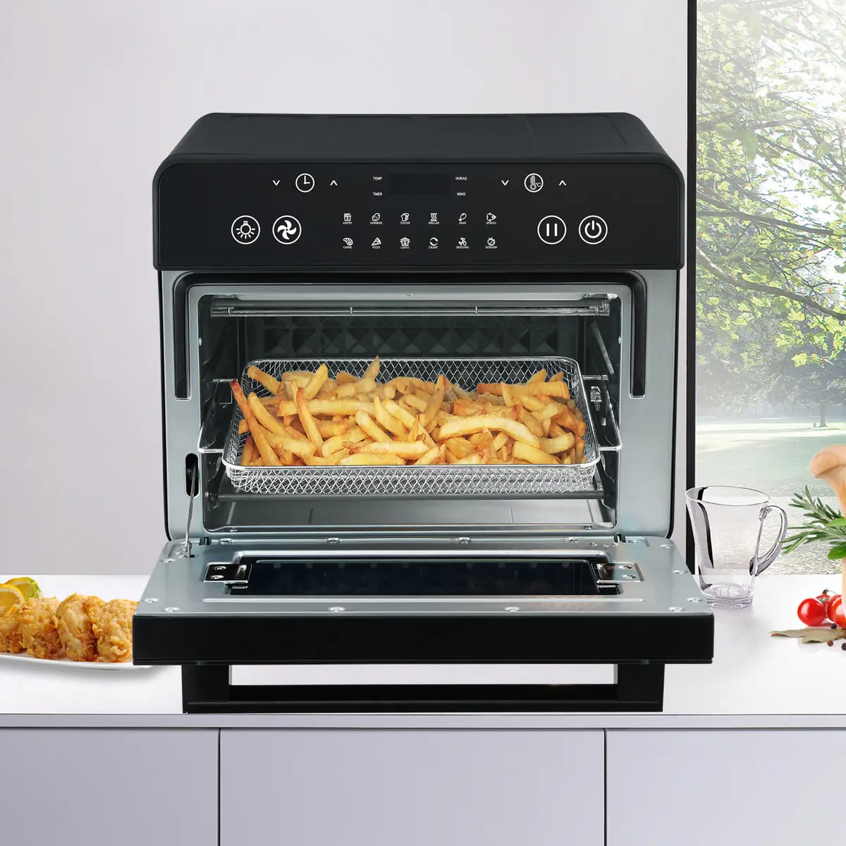 Horno Grill / Freidora de Aire 17 Lts Atma - Excelente (Reacondicionado)
