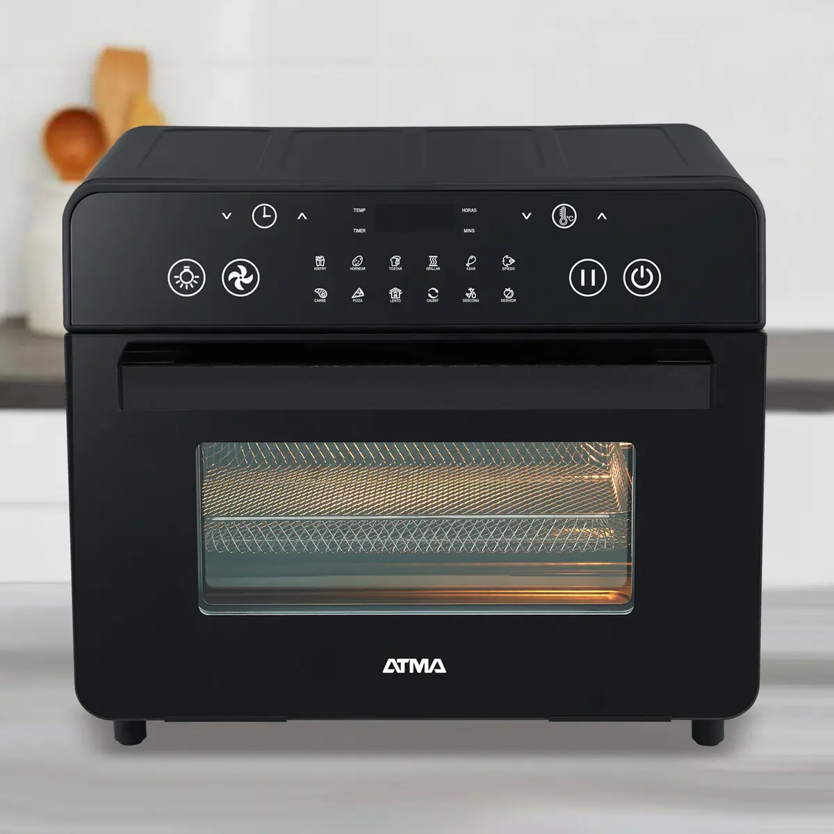 Horno Grill / Freidora de Aire 17 Lts Atma - Excelente (Reacondicionado)