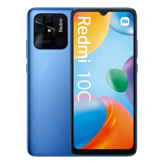 Xiaomi Redmi 10C Azul - Excelente (Reacondicionado)
